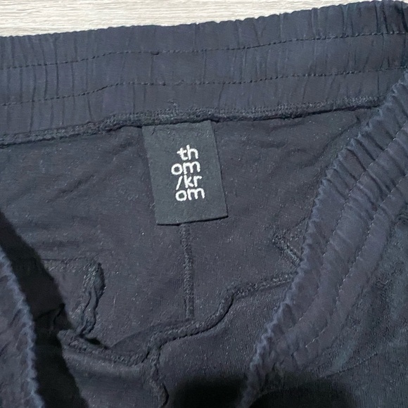 ThomKrom Drawstring Terry Cloth Sweat Pants Black - Picture 4 of 8